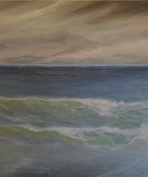 Sea Mist ocean painting by Tamara Bettencourt