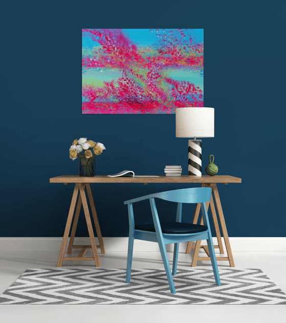 Spring colors,100x70 cm