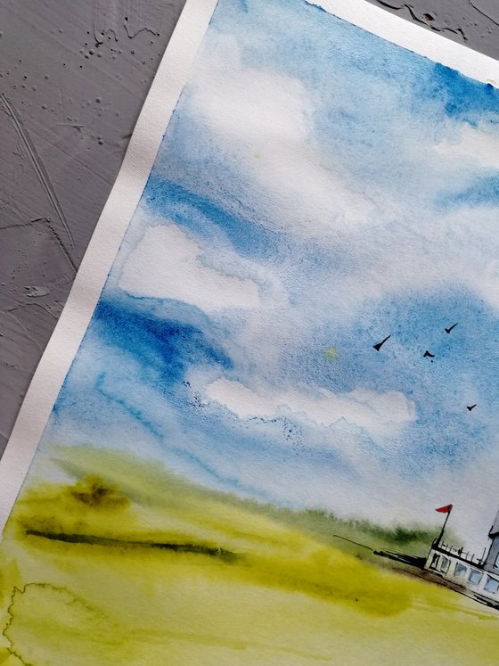 Field watercolor