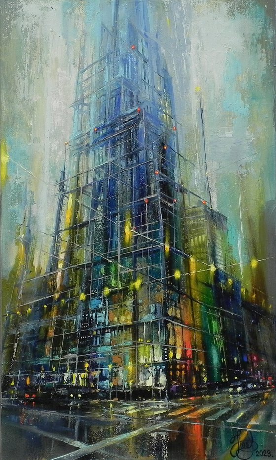"Skyscraper" - Original art