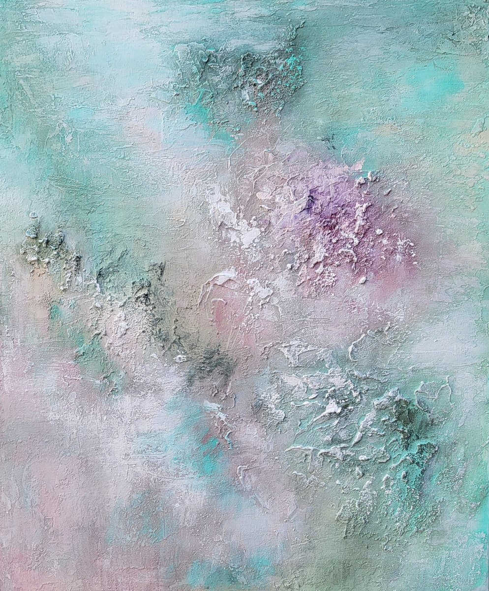 Pastel Abstract Painting by Exclusive Arts