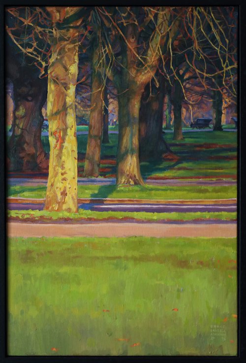 Winter Afternoon in Greenwich Park by Bruce Atherton