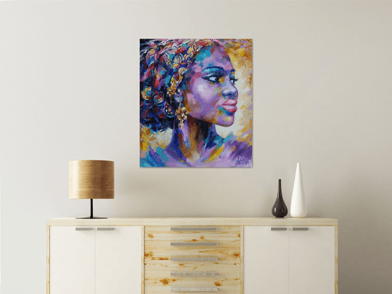 Portrait african woman