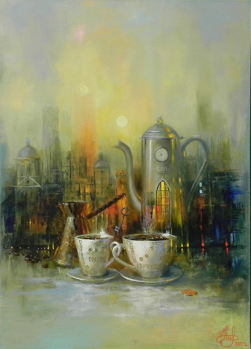 Coffee for two by Yurii Novikov