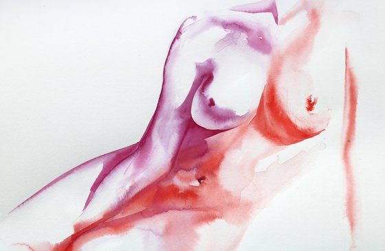 Nude painting "In Fluid Form XVIII"