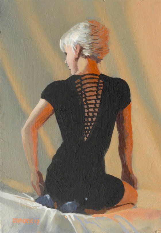 Black Dress back view