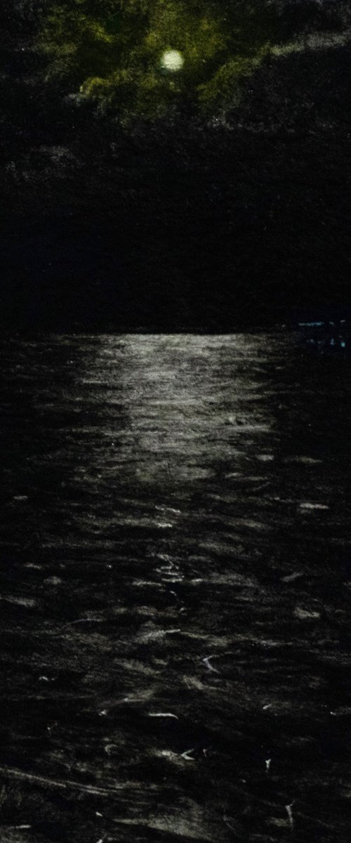 Moon at 4:40 AM by Mazen Ghurbal