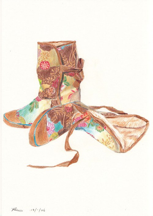 Flowery Boots by Peter James Field