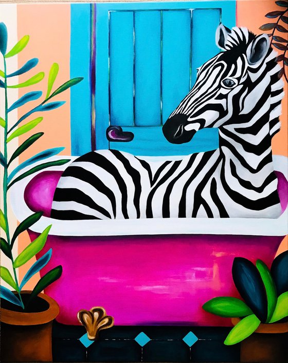 ZeBrA iN tHe BaTh