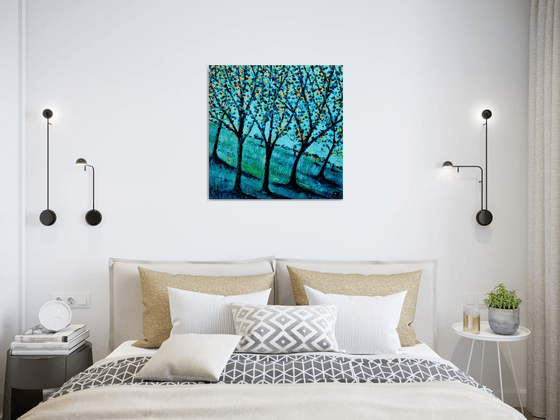Landscape in Blue and Gold I