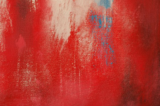 Abstract In Red Diptych