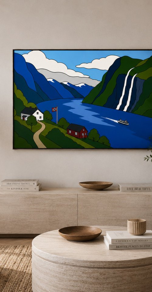 Norwegian Fjord #15 by Marina Krylova
