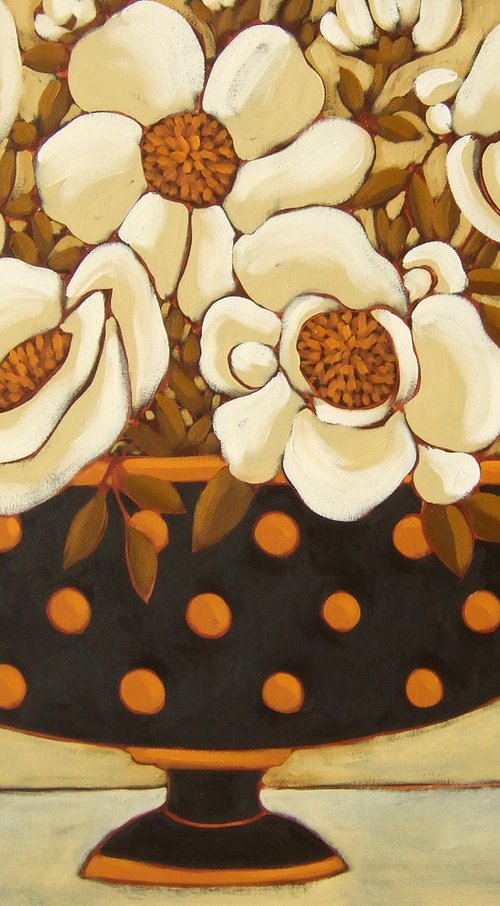 Ivory Peonies by Karen Rieger