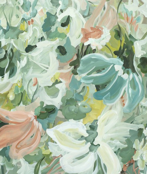 Blushing Flowers by Amber Gittins