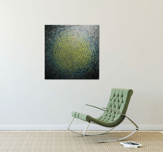 Large aurora borealis shine
