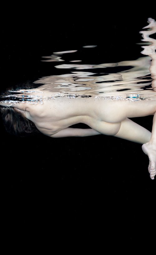 Porcelain II - underwater photograph - from series Porcelain - print on paper by Alex Sher