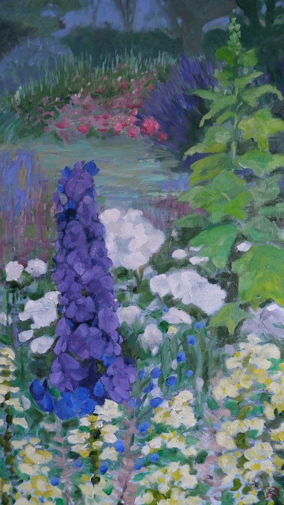 The lilac Delphinium