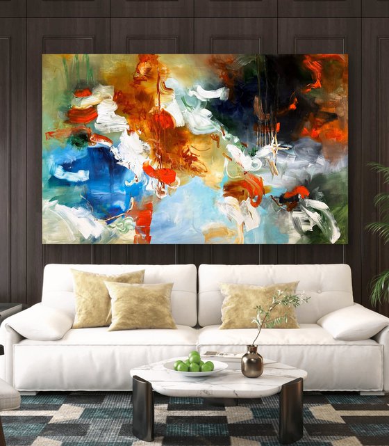 Turbulent frivolity of orange