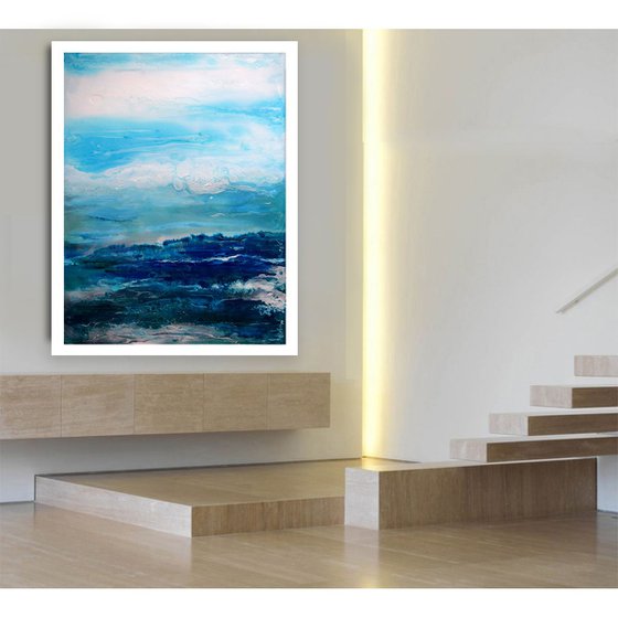 La mer bleue