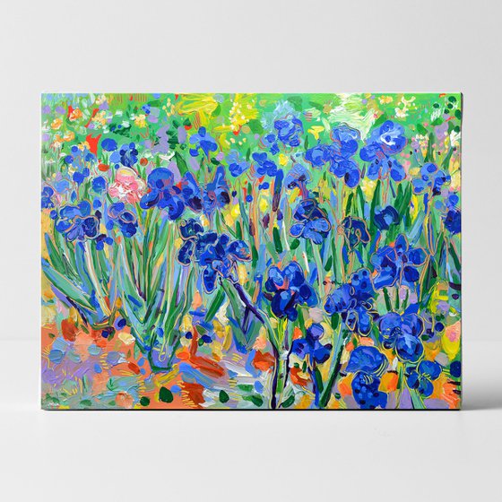 Vincent's Blue Irises