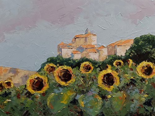Sunflower fields by Marinko Šaric