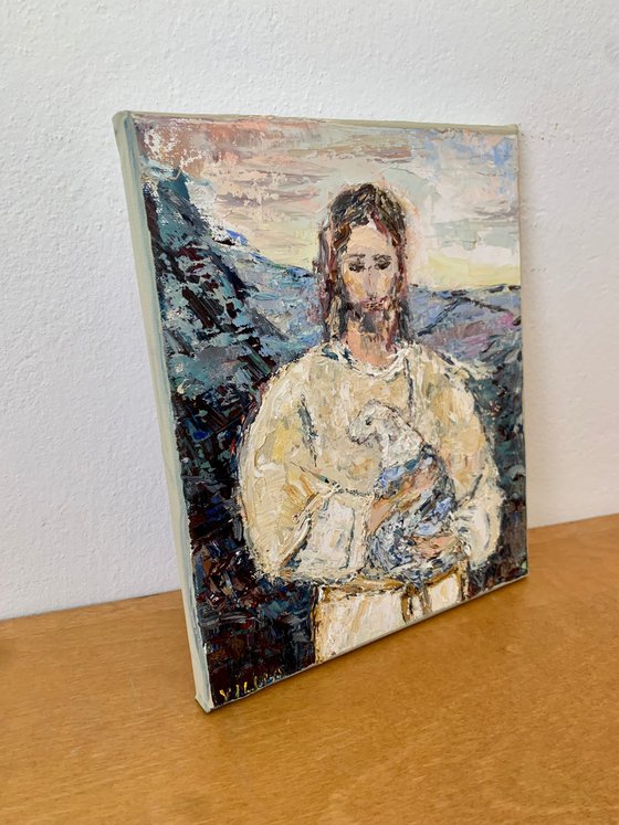 Jesus and the lamb