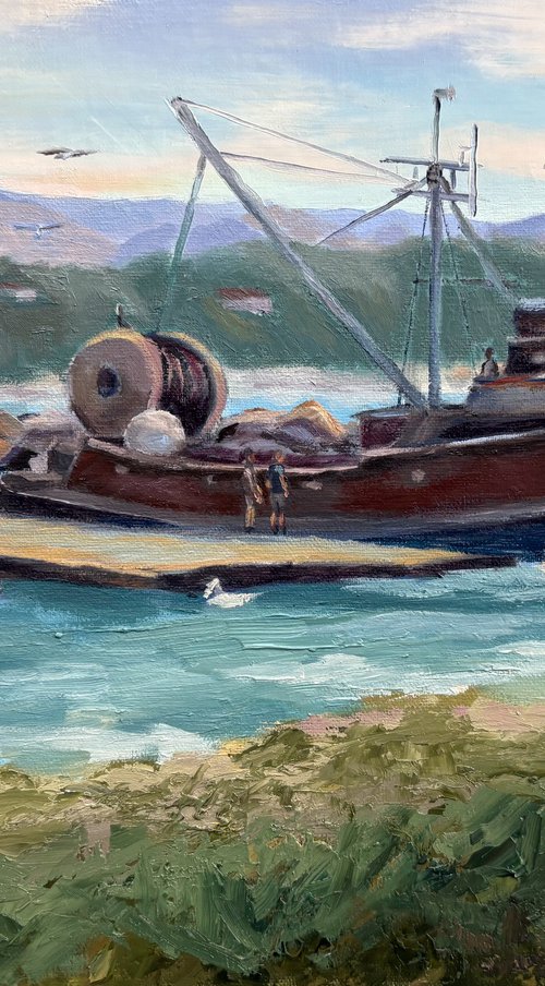 Crane Vessel by Grace Diehl