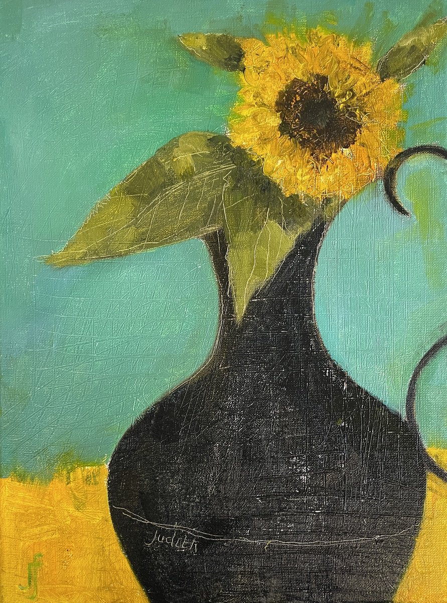 Sunflower Study 3 by Judith Fisher
