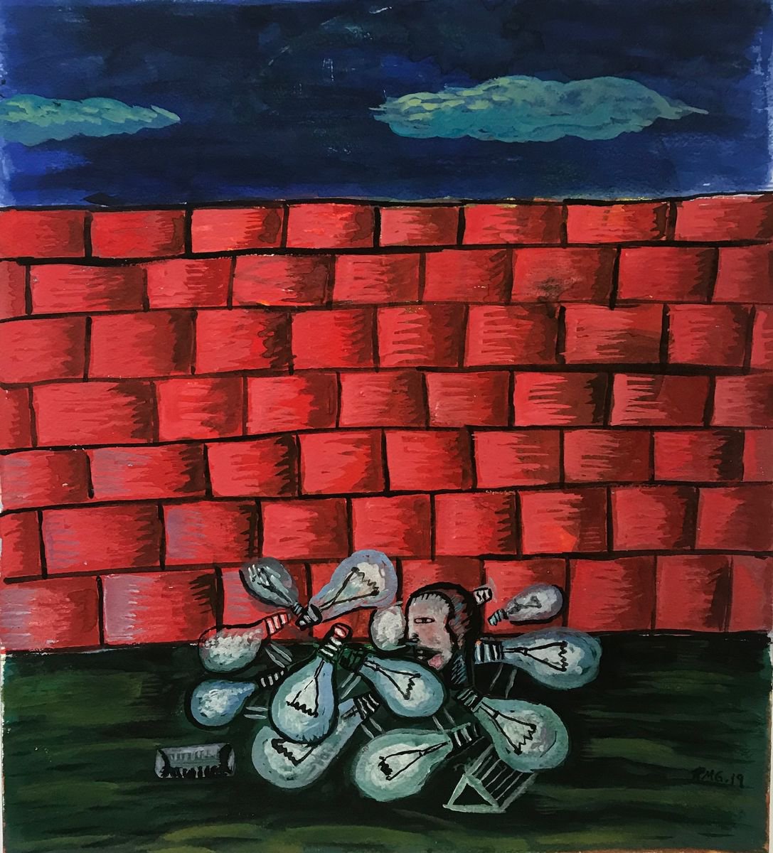 The Red Wall" by Roberto Munguia Garcia