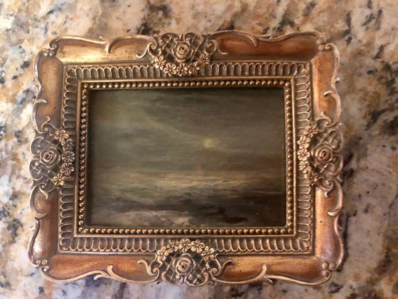 Oceans at rest Miniature Framed