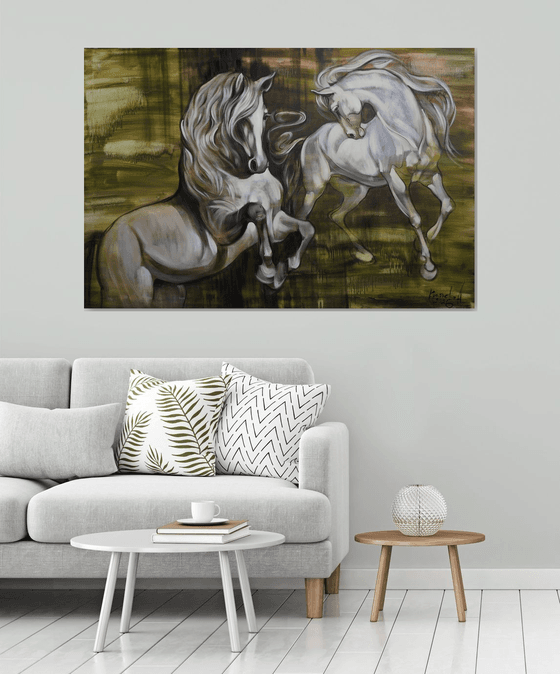 Dance with me. Horses