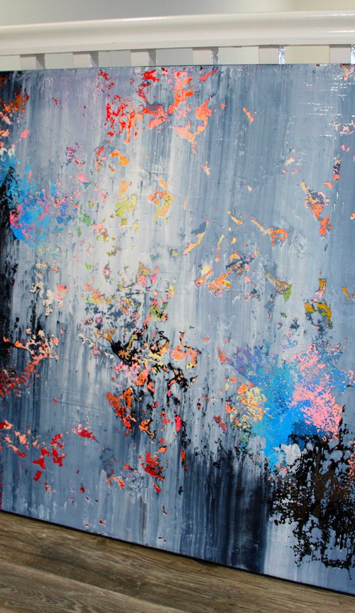 120x100cm. / Abstract painting / Abstract 104 by Alex Senchenko