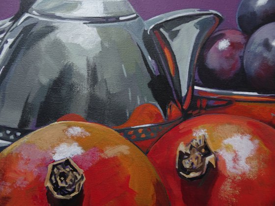 Still Life With Pomegranates