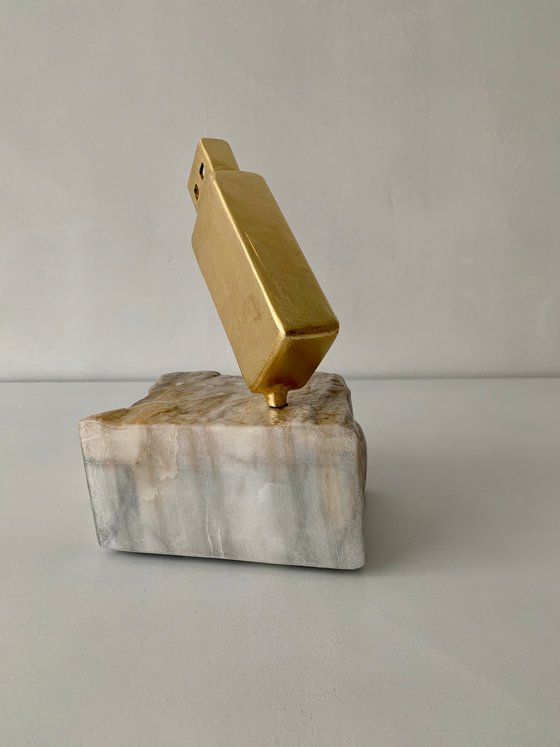 Gold USB Flash