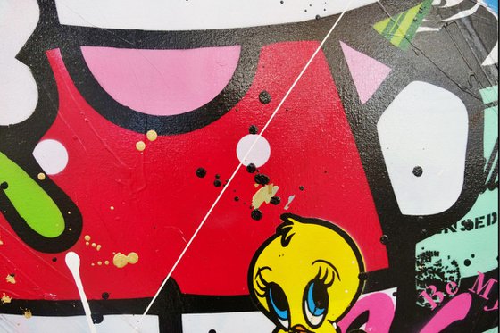 Kitty Candy 160cm x 100cm Hello Kitty Urban Pop Art