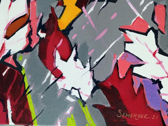 Walking Through Autumn Leaves