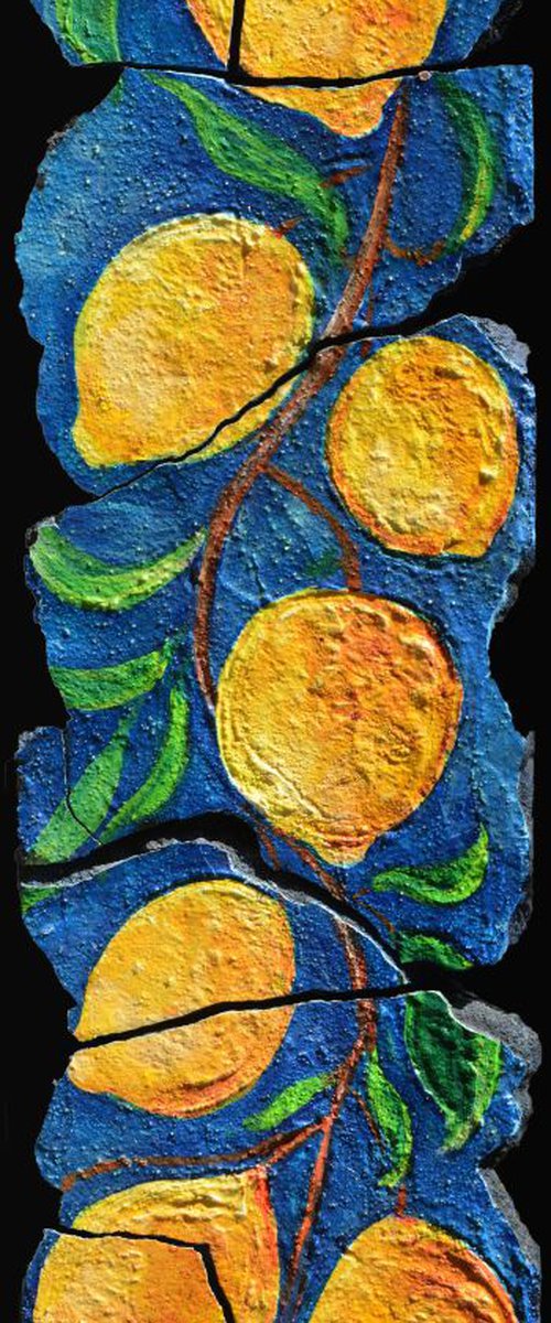 Fresco  (small original) by Lena Owens at OLena Art