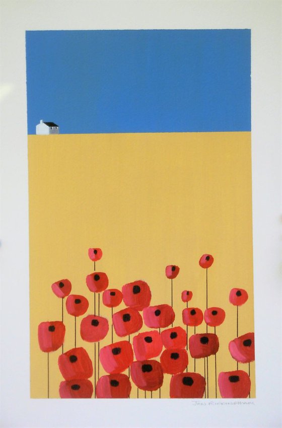 Wheatfield and Poppies 2