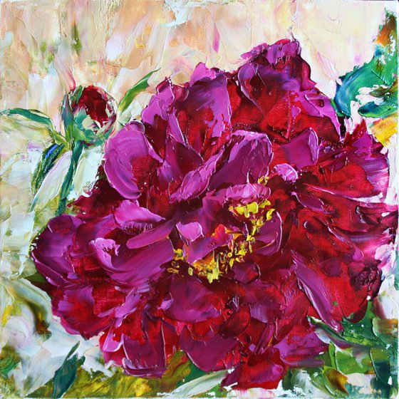 Peony 02 /  ORIGINAL PAINTING