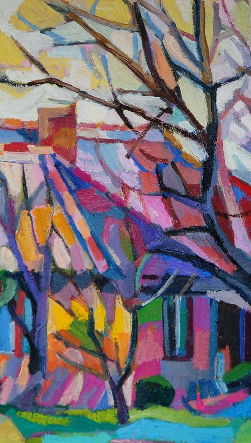 Countryside / 24.8 x 18.5 cm by Maja Đokić Mihajlović