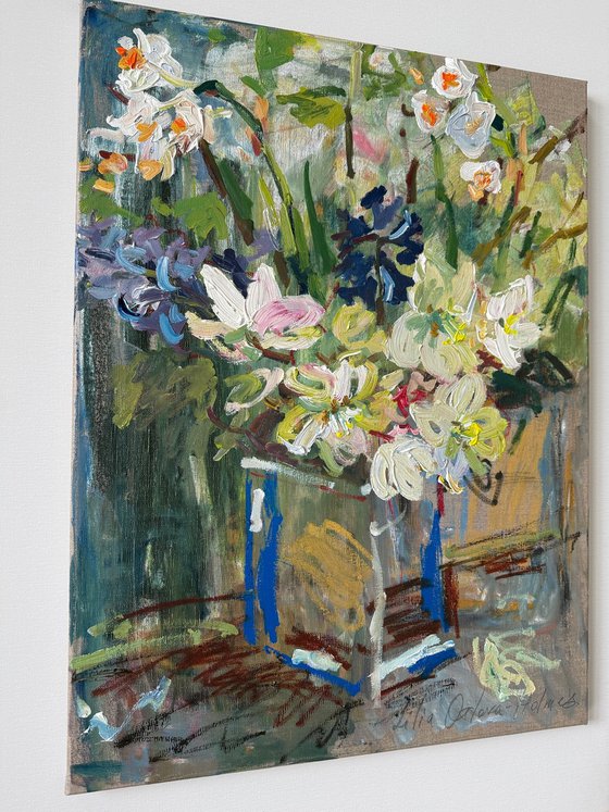 Flowers st the window