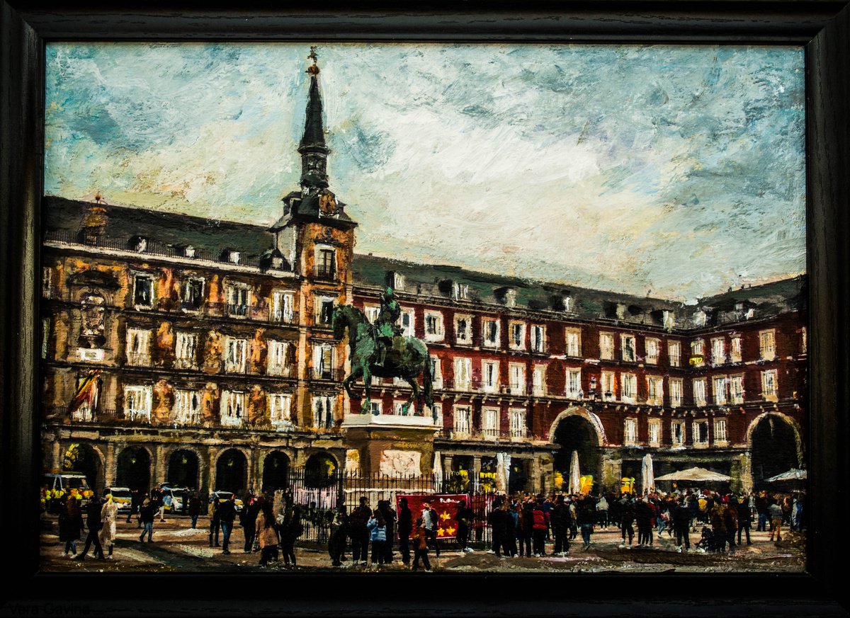 Plaza Mayor Madrid by Vera Gavina