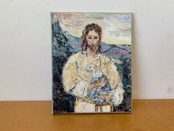 Jesus and the lamb