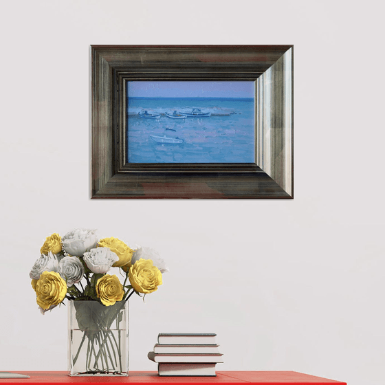 It's getting dark of Bali