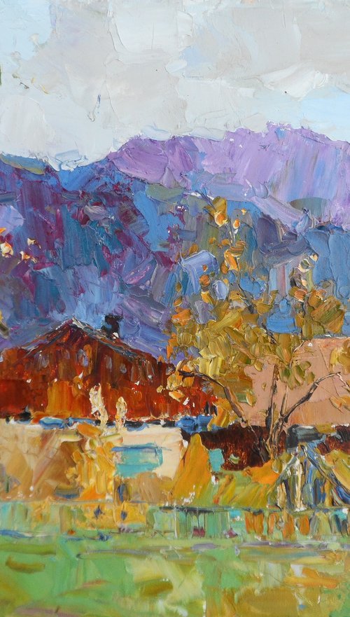 " In the mountains " by Yehor Dulin