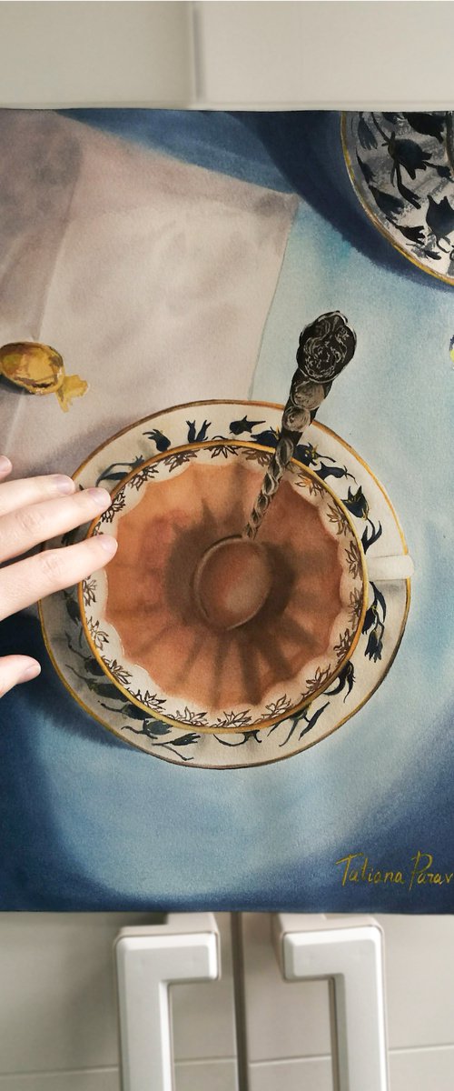 A cup of tea by Tatiana Paravisini