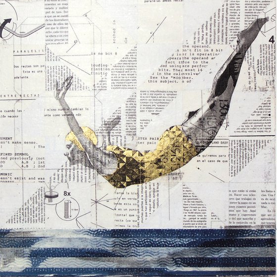 Collage_11_30x30 cm_Golden swimmer