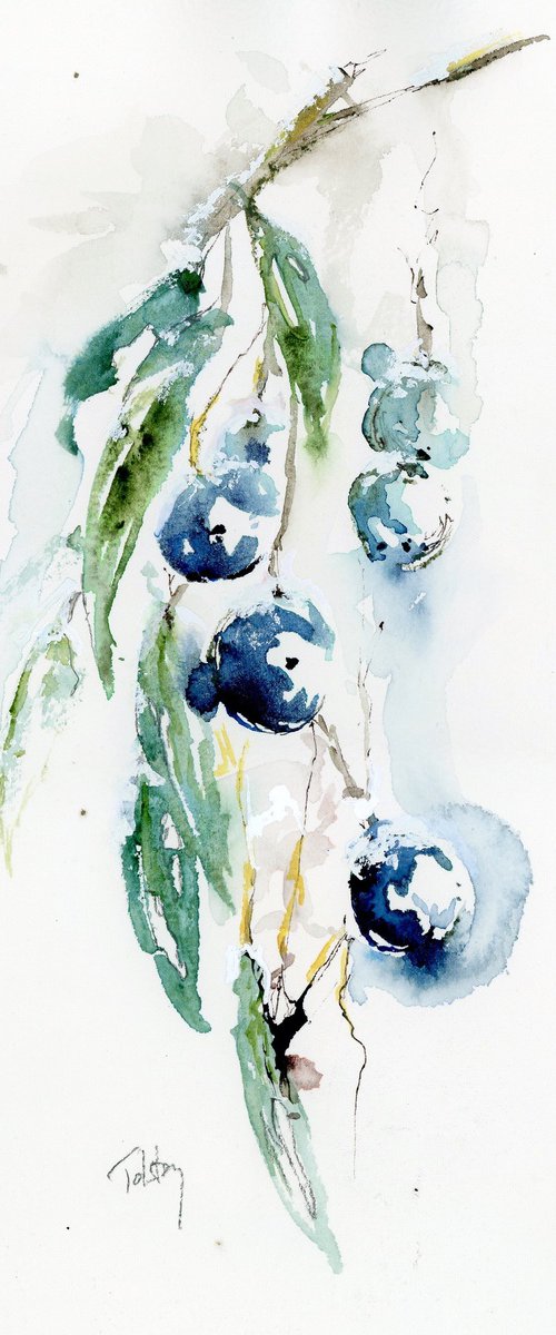 Blueberries in Winter by Alex Tolstoy