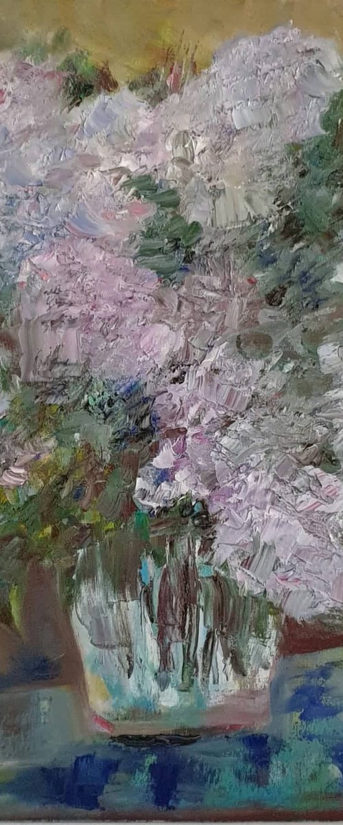 Lilac Vase by Leo Baxiner