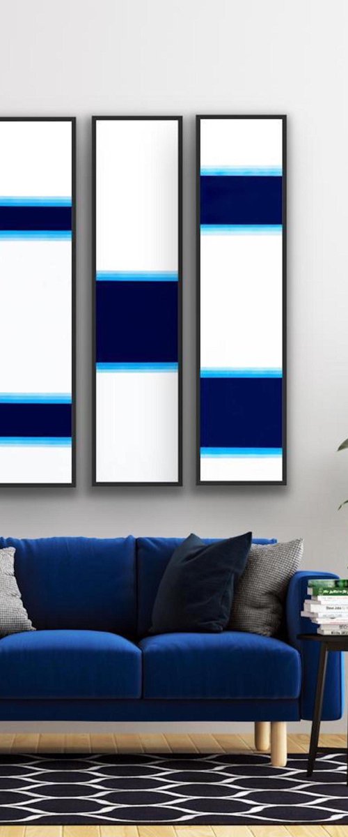 The Beginning 4 - Blue by Catia Goffinet